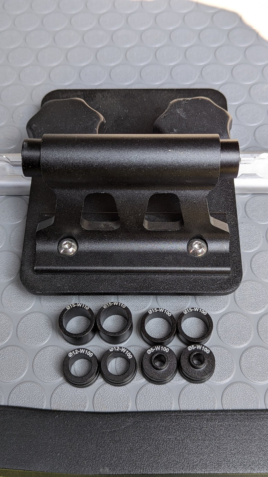 
                  
                    Multi Axle Adapter Bike Fork Mount for L-Track Systems
                  
                